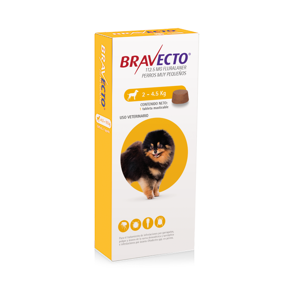 Bravecto Perros Pastillas AntiGarrapatas y Pulgas