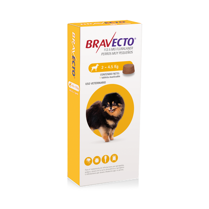 Bravecto Perros Pastillas AntiGarrapatas y Pulgas