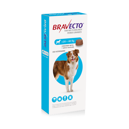 Bravecto Perros Pastillas AntiGarrapatas y Pulgas