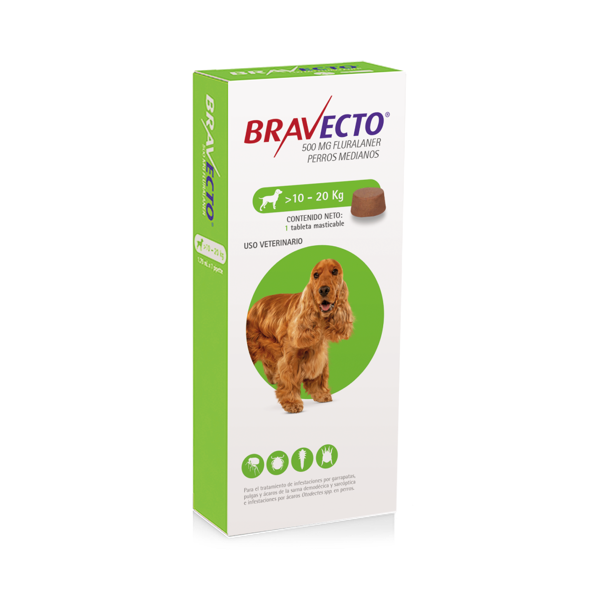 Bravecto Perros Pastillas AntiGarrapatas y Pulgas