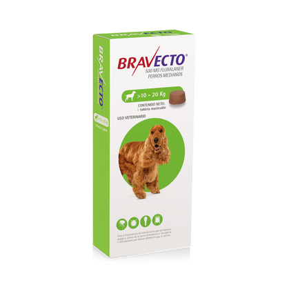 Bravecto Perros Pastillas AntiGarrapatas y Pulgas